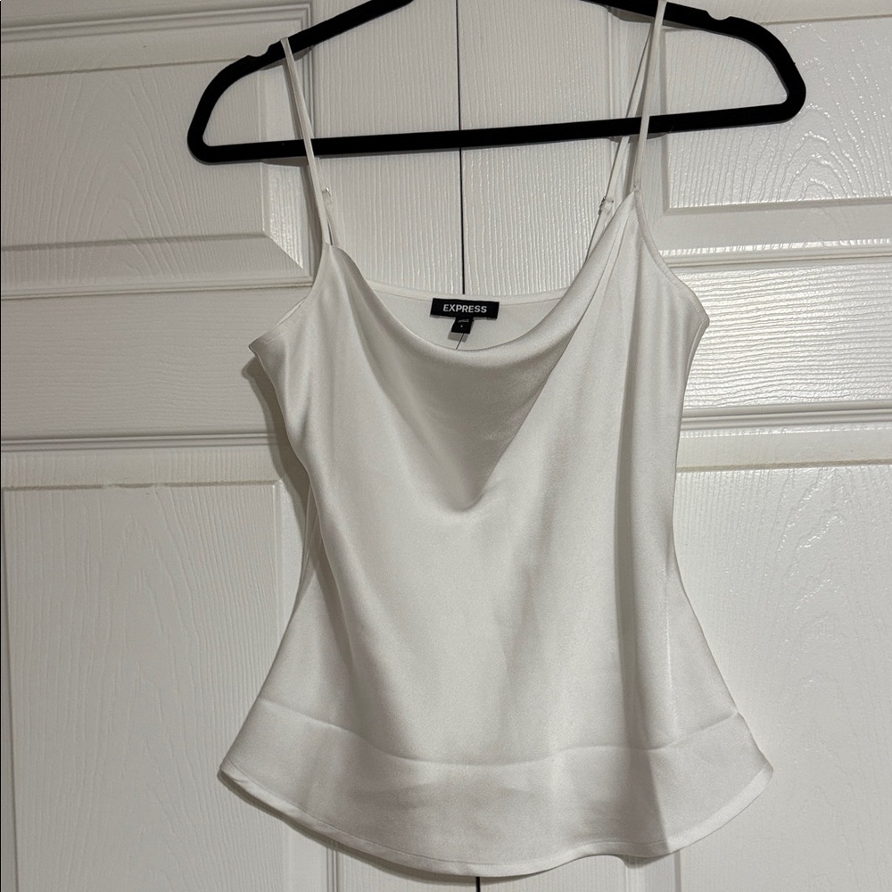 Express Elegant White Camisole